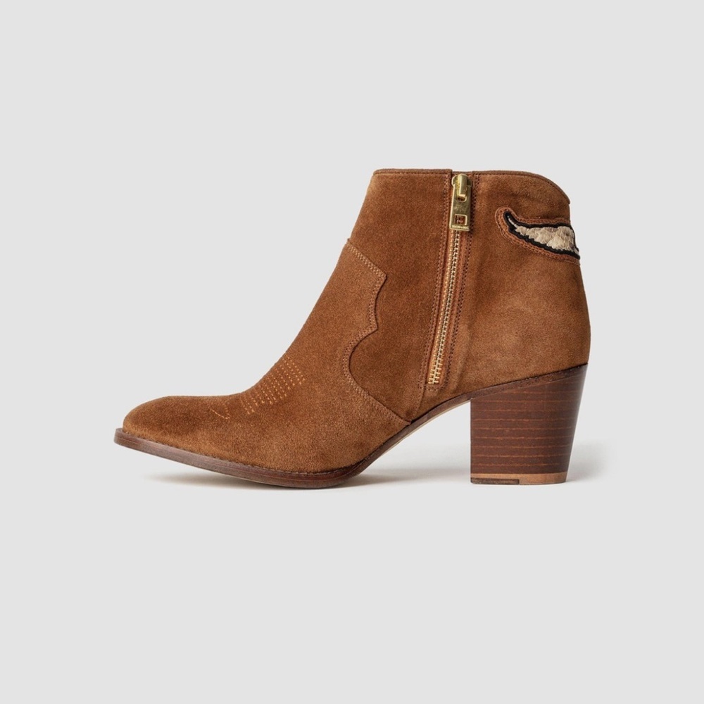 ZADIG & VOLTAIRE
Molly Suède Ankle Boots - Picture 3 of 9